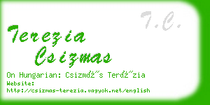 terezia csizmas business card